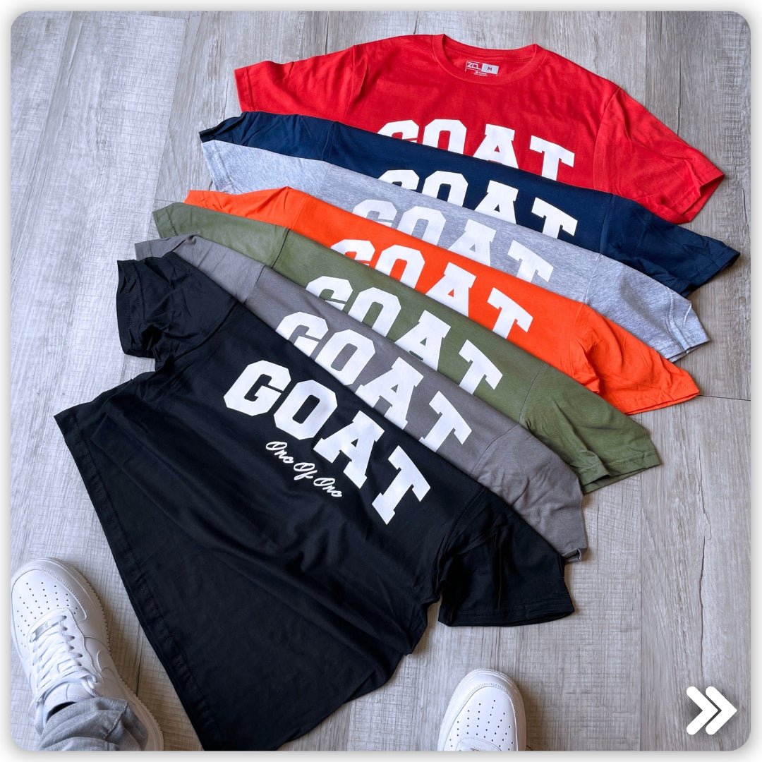 Declare Your Greatness with Zamage's Goat Greatest of All Time Tee Shirt