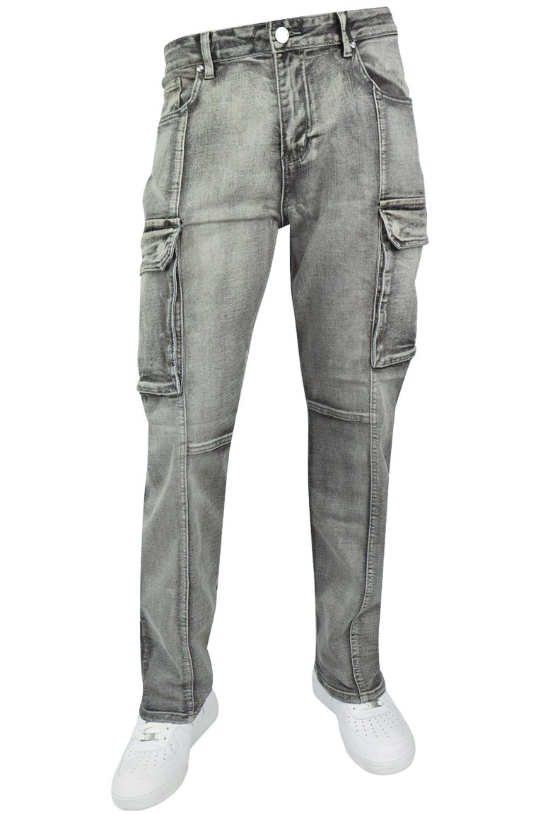 Sin City Relaxed Fit Denim (Grey Wash) (M8034D)
