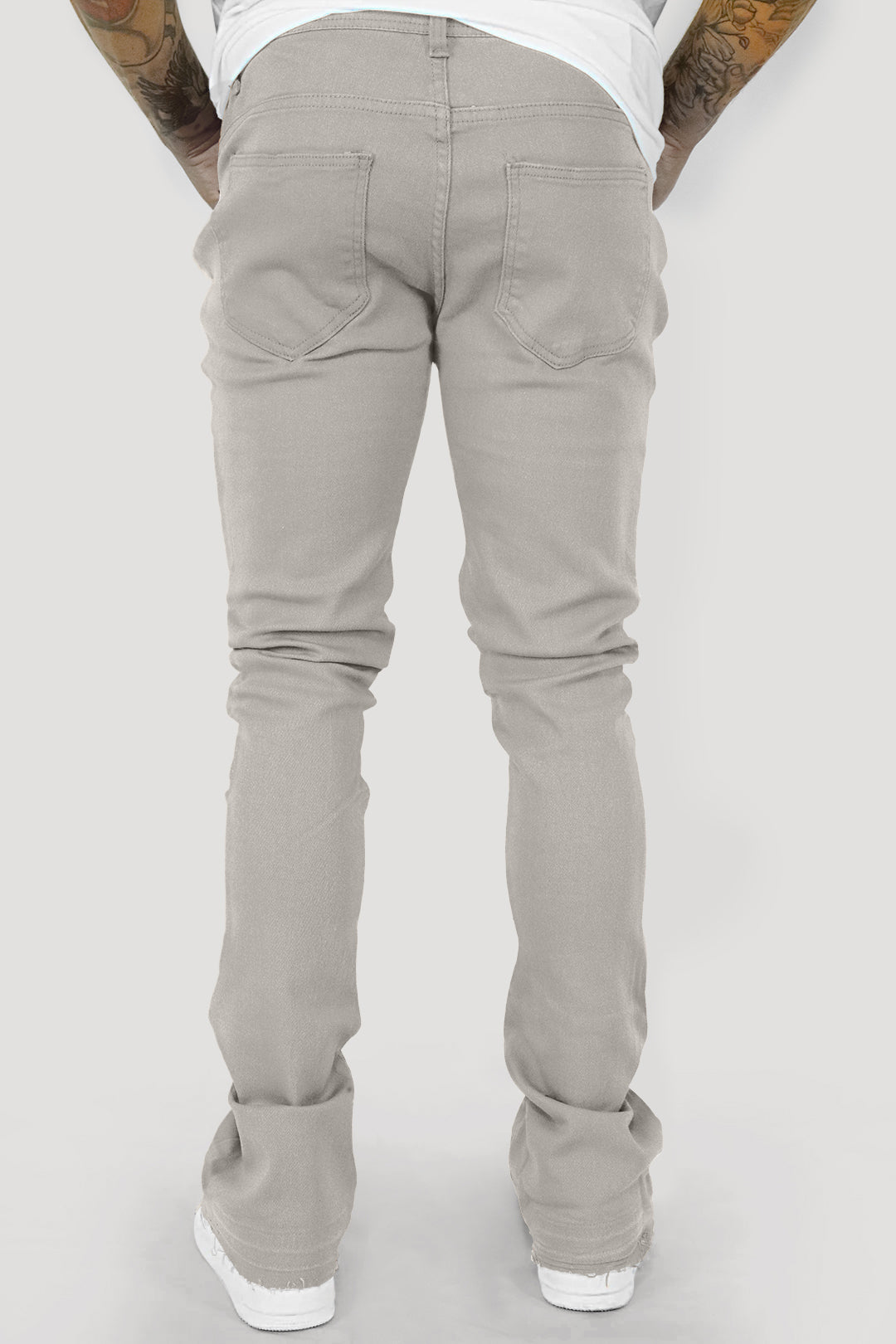 Vortex Stacked Denim (Grey) - Zamage