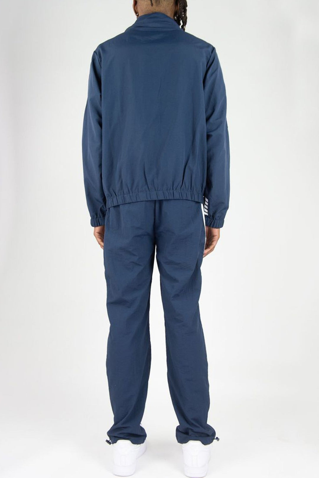 Bent Stripe Nylon Pant (Navy) - Zamage