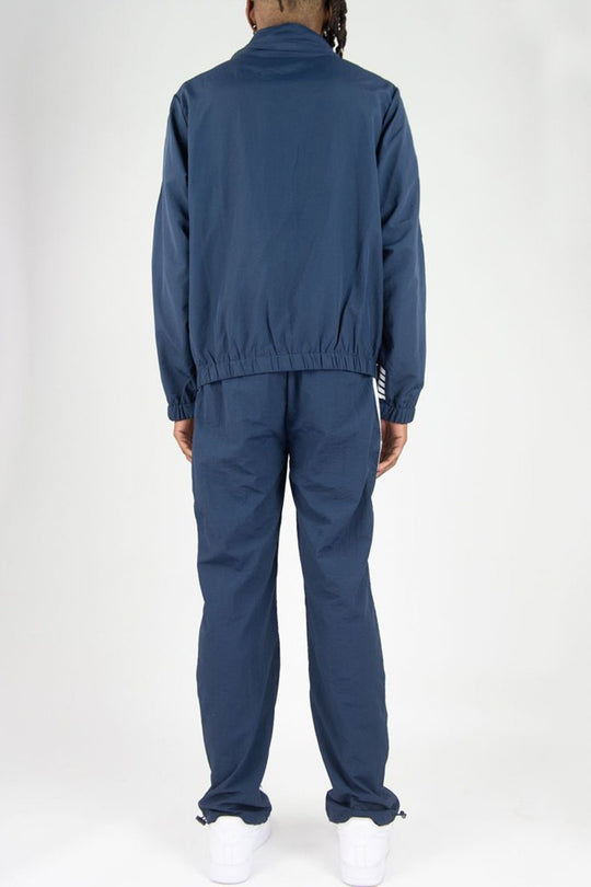 Bent Stripe Nylon Pant (Navy) - Zamage