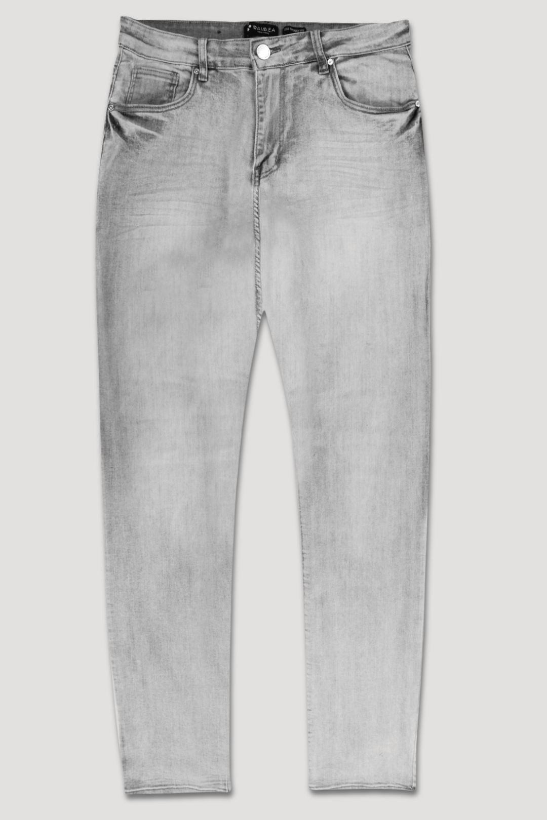 Clean Cut Slim Fit Denim (Grey Wash) (M8248D) - Zamage