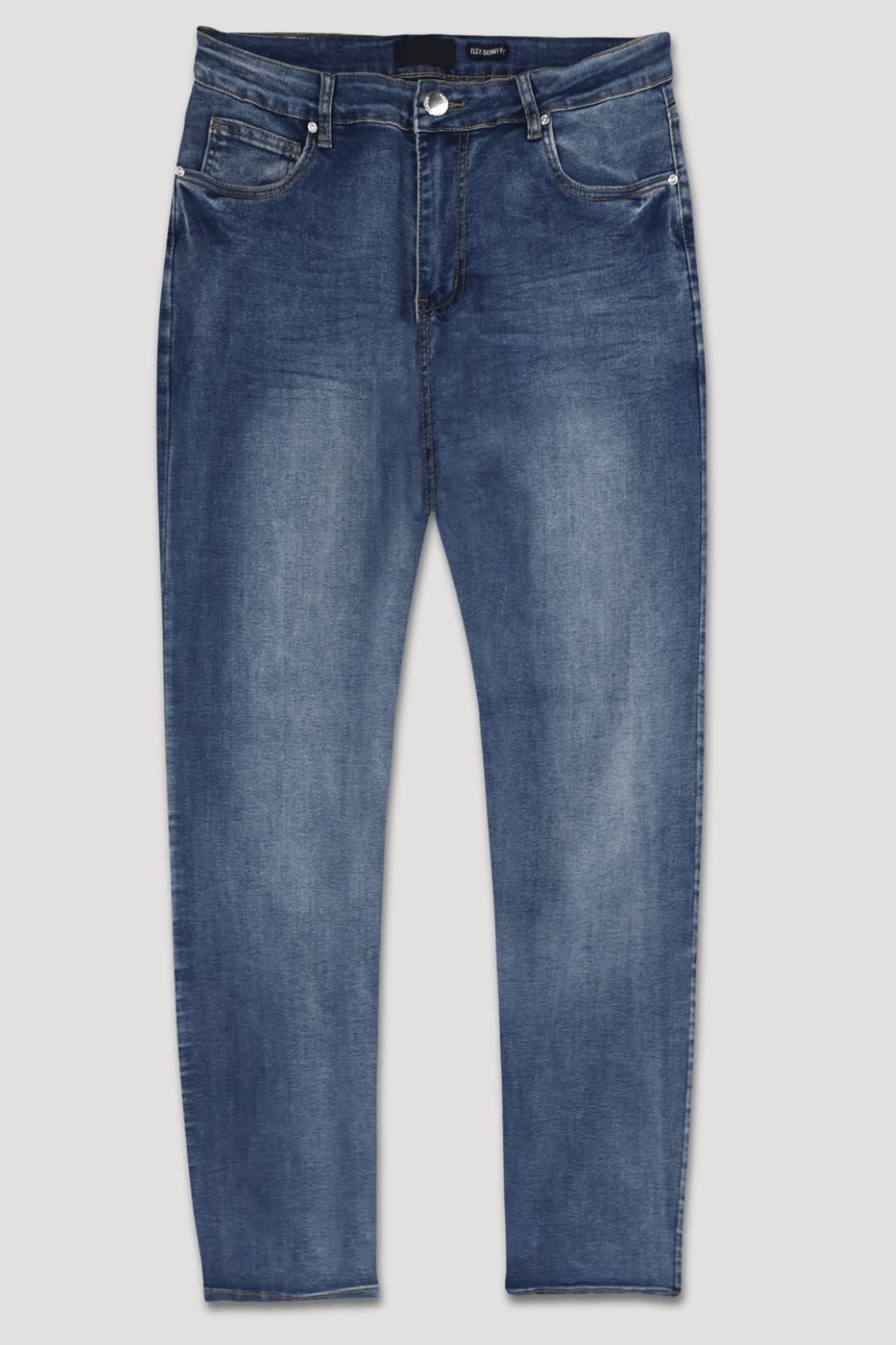 Clean Cut Slim Fit Denim (Indigo Wash) (M8248D) - Zamage