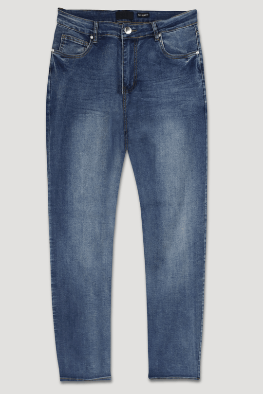 Clean Cut Slim Fit Denim (Indigo Wash) (M8248D) - Zamage