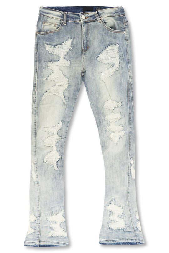 Elevated Stacked Denim (Bleach Wash) - Zamage