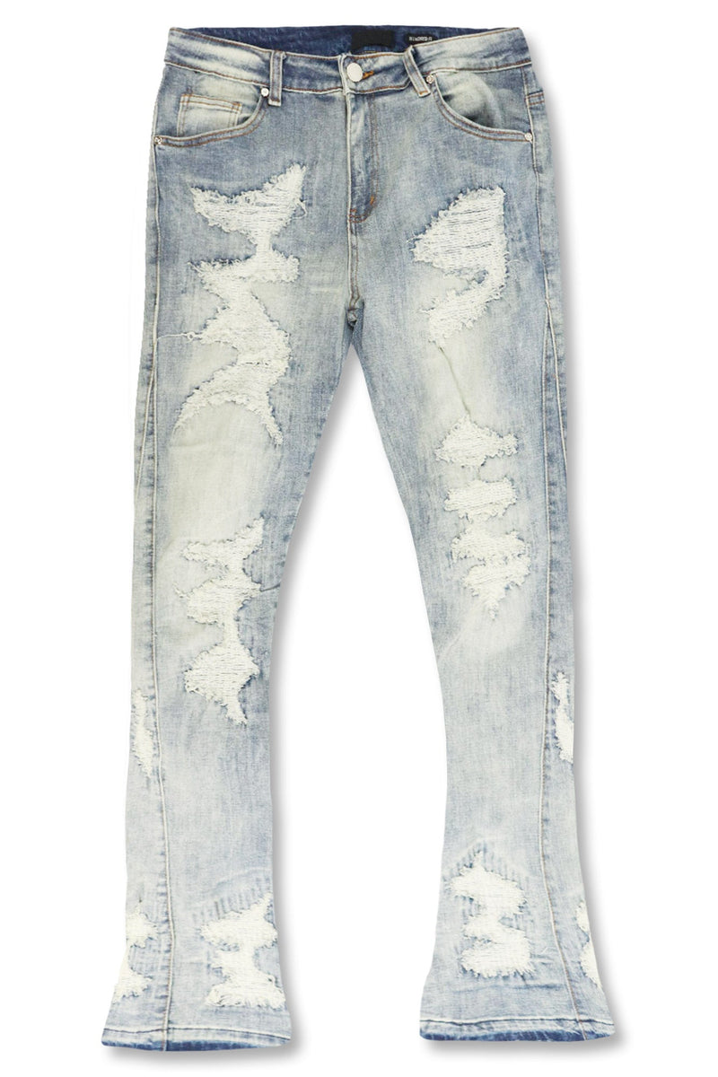 Elevated Stacked Denim (Bleach Wash) - Zamage