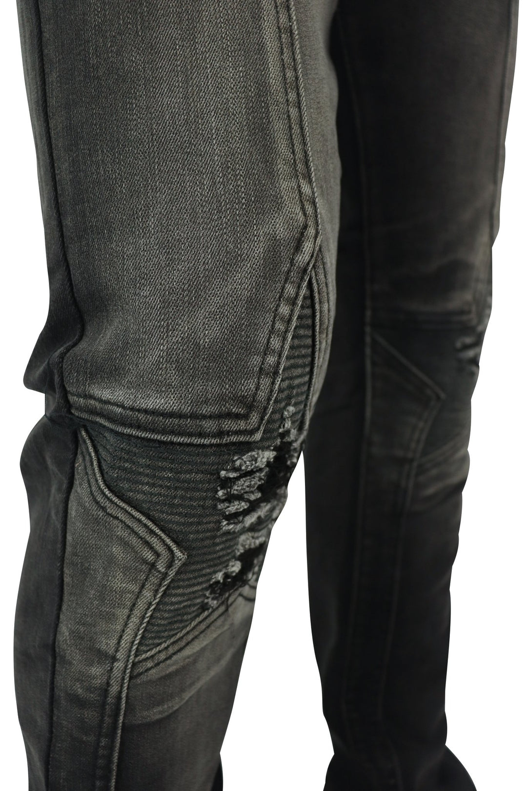 Four Point Stacked Denim (Black Wash) (M8300D) - Zamage