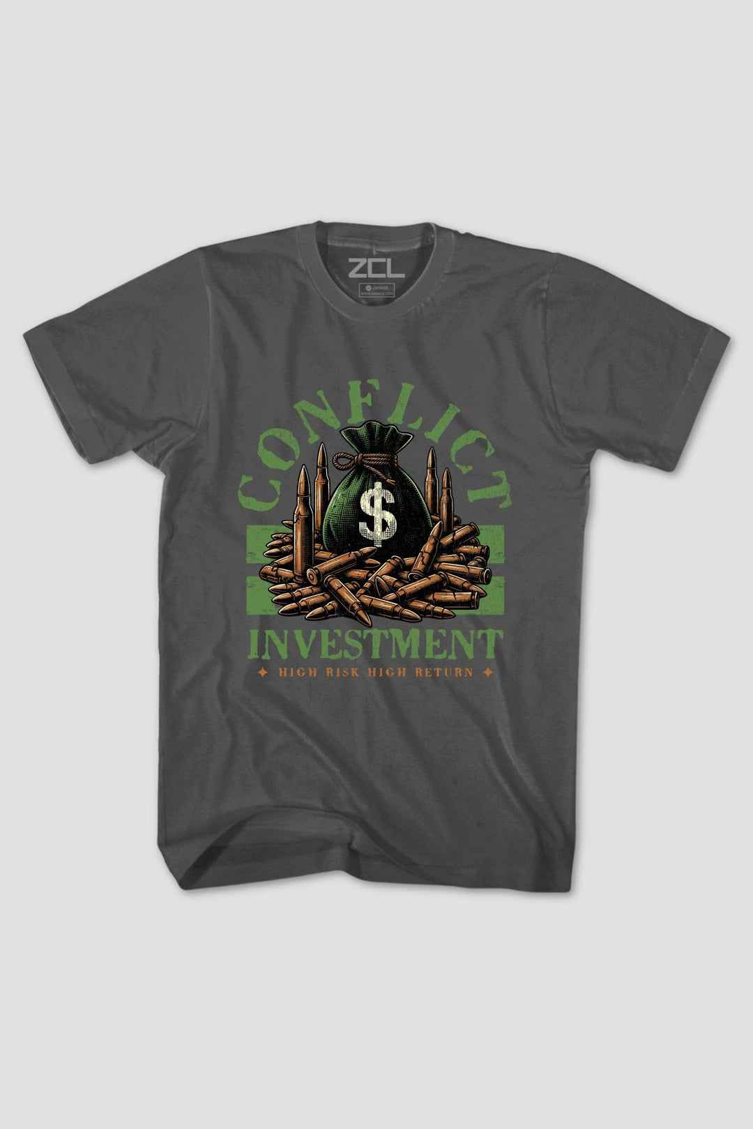Investment Tee (Multi Color Logo) - Zamage