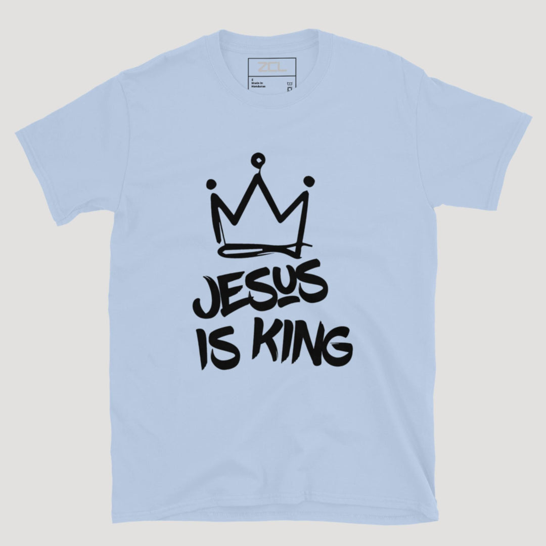 Jesus Is King Tee (Black Logo) - Zamage