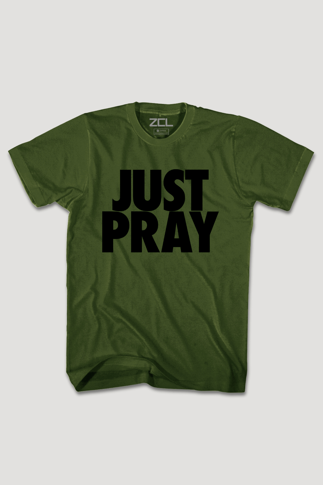 Just Pray Tee (Black Logo) - Zamage