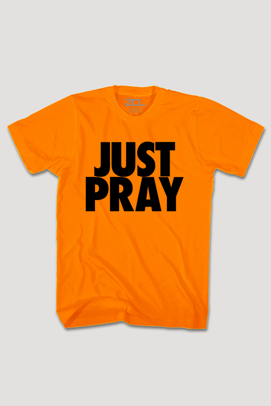 Just Pray Tee (Black Logo) - Zamage