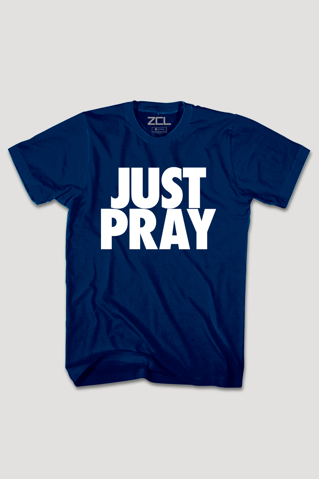 Just Pray Tee (White Logo) - Zamage