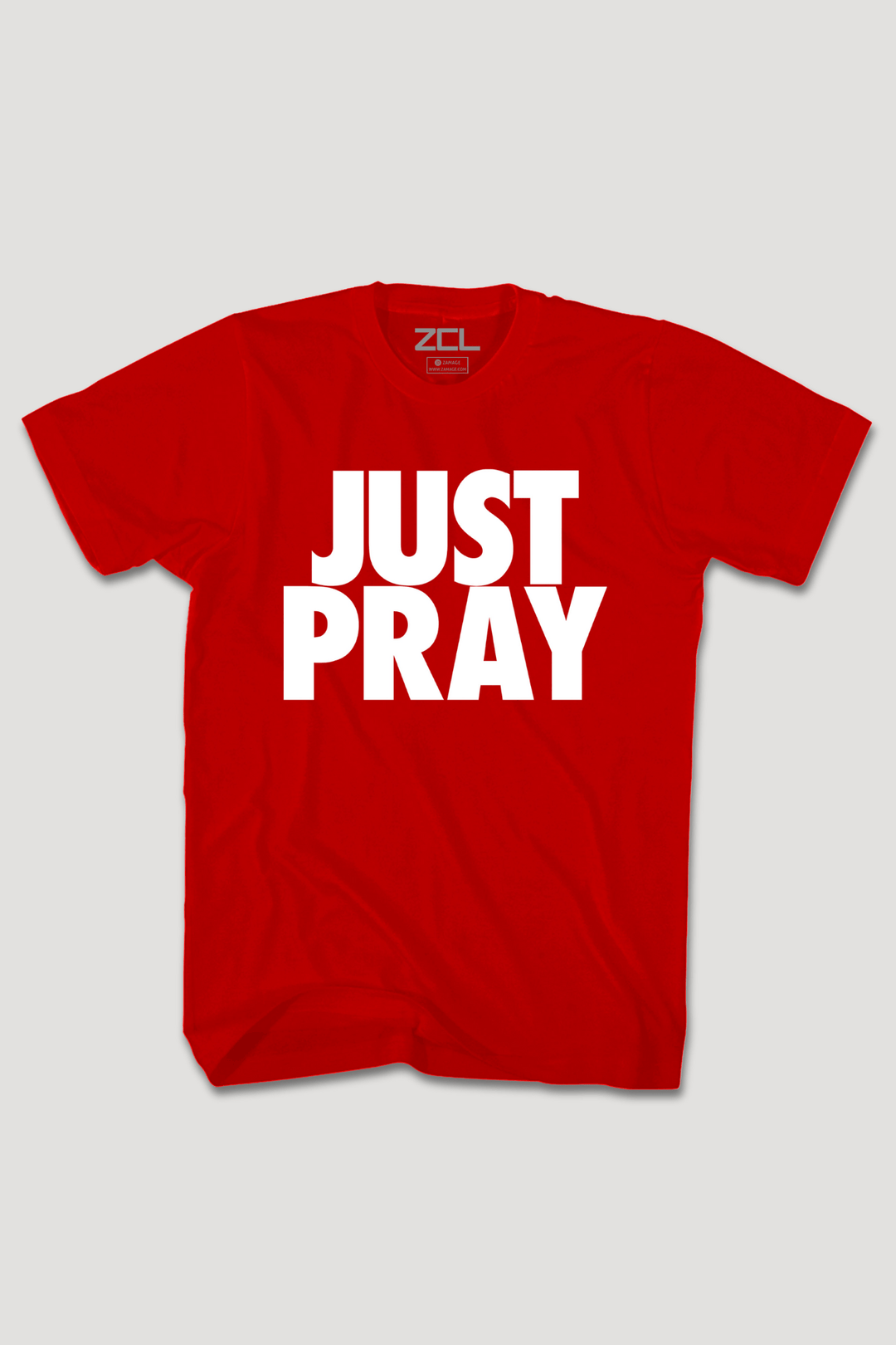 Just Pray Tee (White Logo) - Zamage