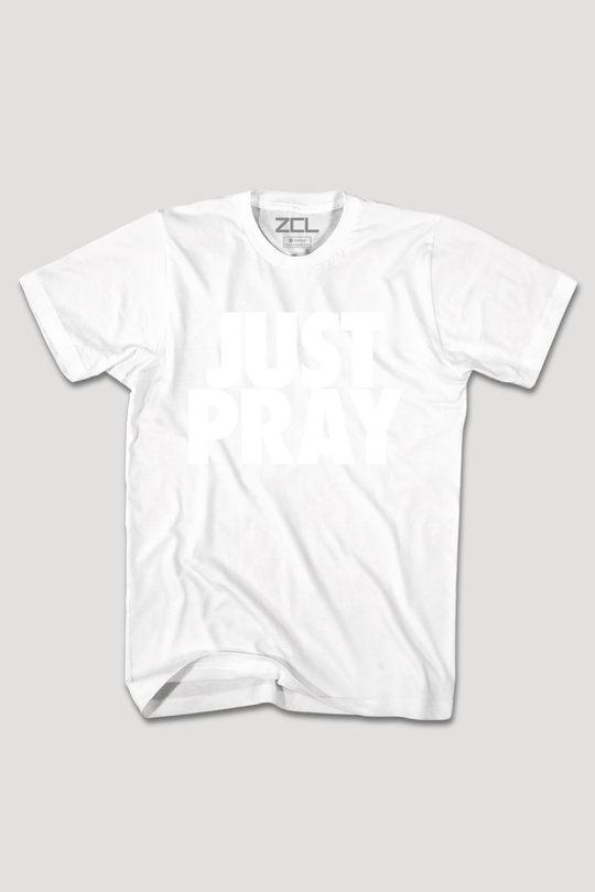 Just Pray Tee (White Logo) - Zamage