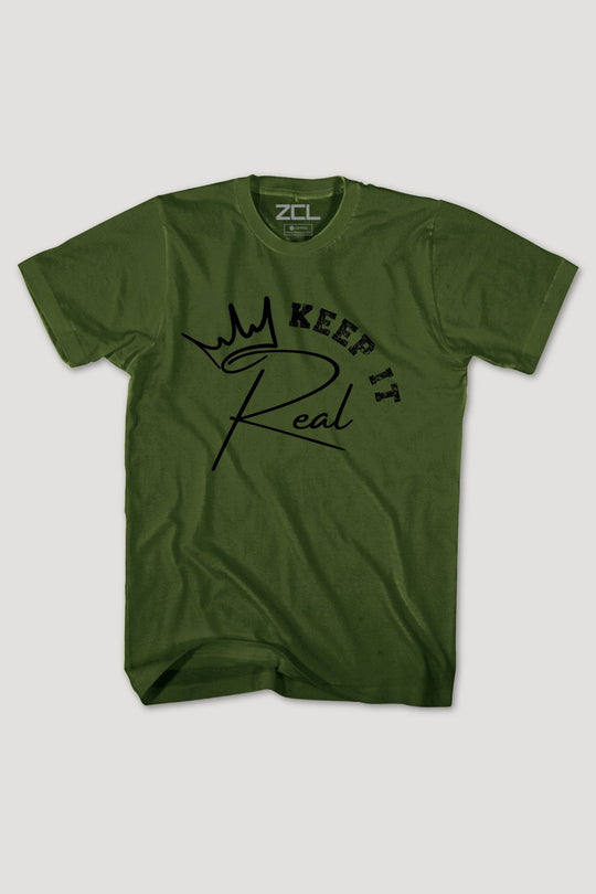 Keep It Real Tee (Black Logo) - Zamage