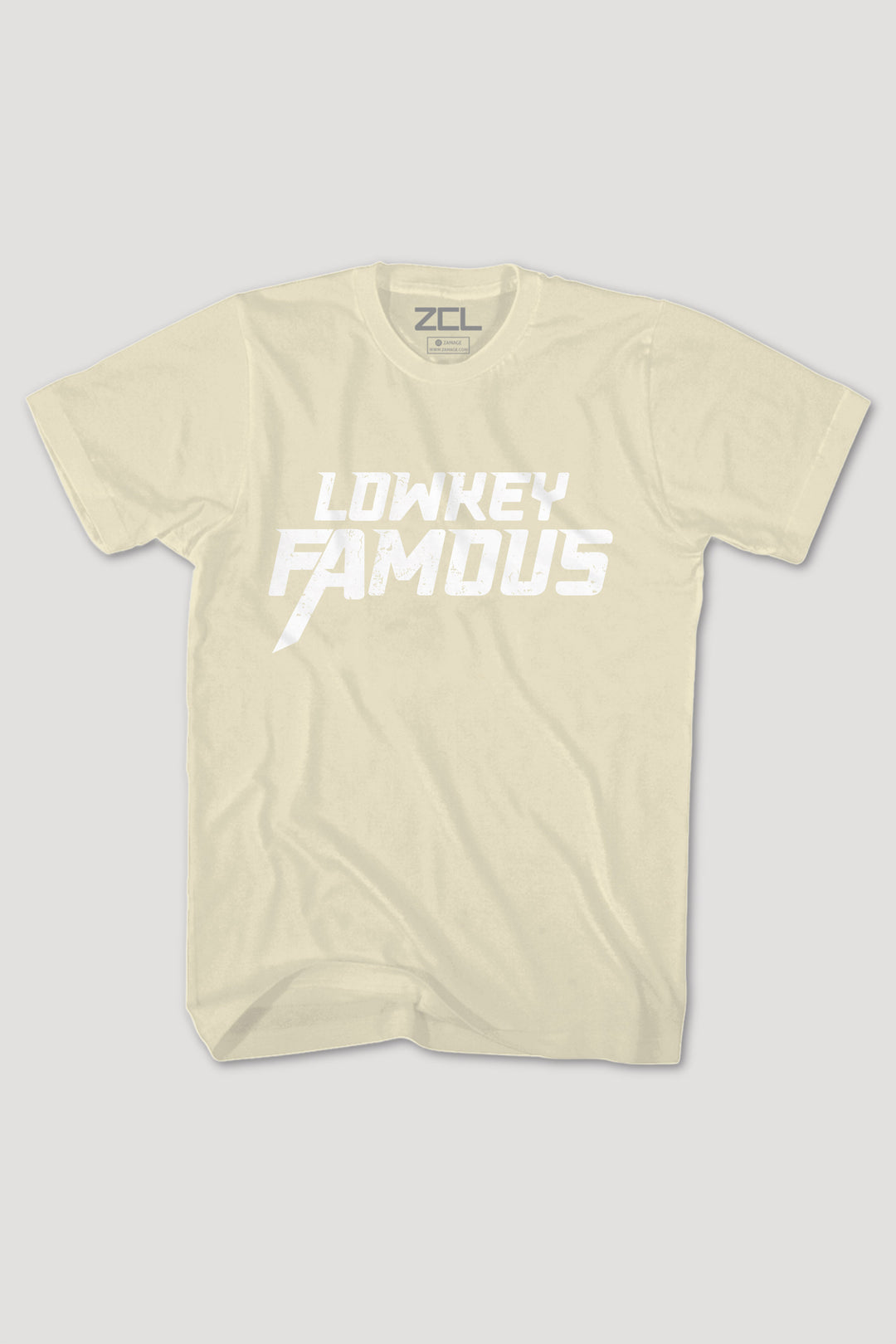 Lowkey Famous Tee (White Logo) - Zamage