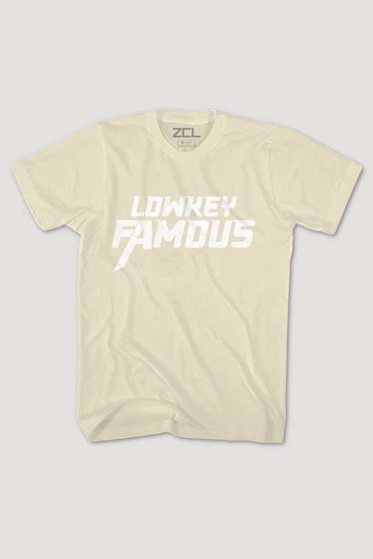 Lowkey Famous Tee (White Logo) - Zamage