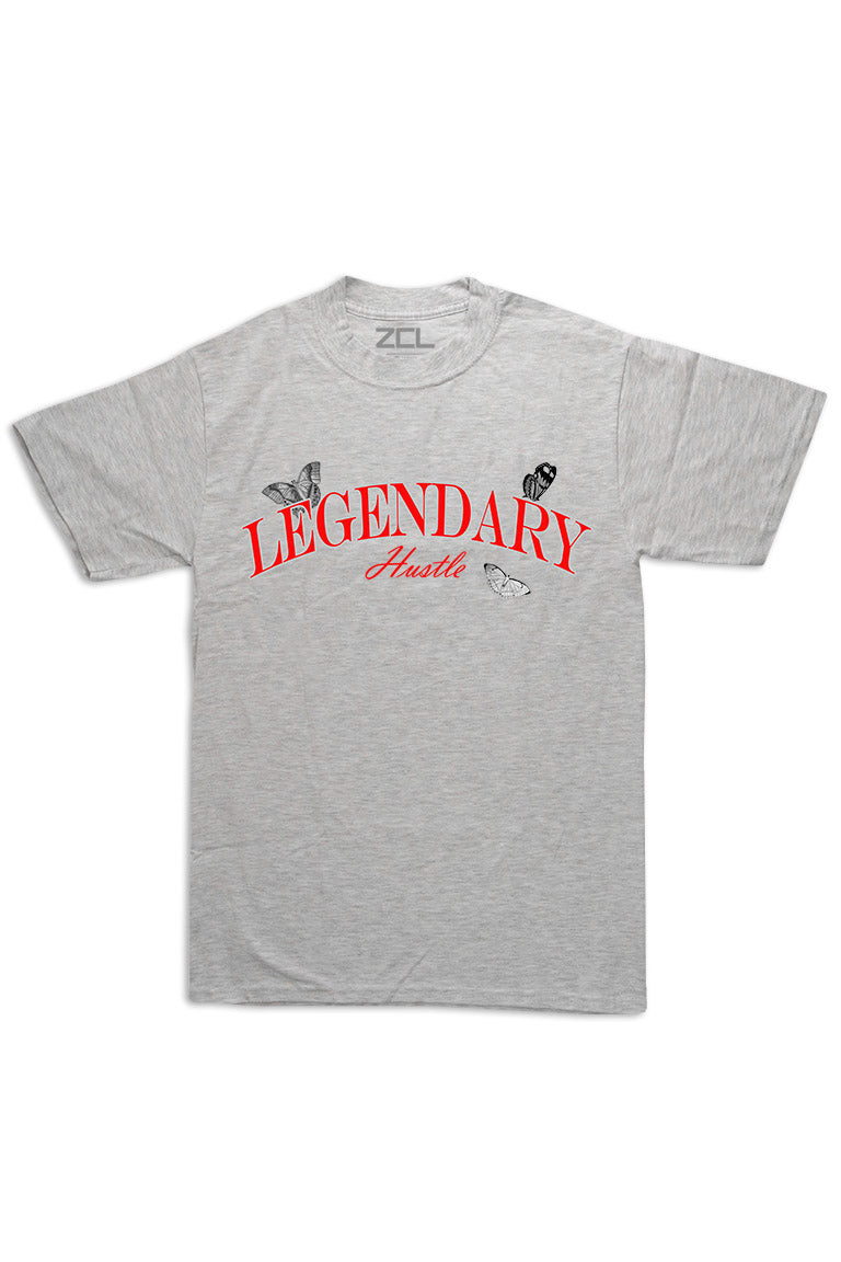 Oversized Legendary Tee (Red Grey Logo) - Zamage