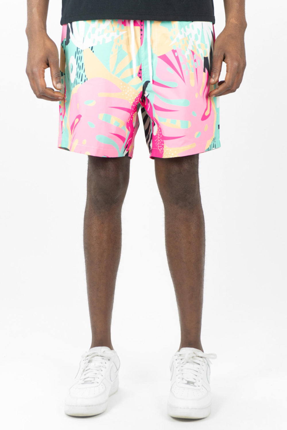 Tropical Board Shorts (Pink) (141-977)