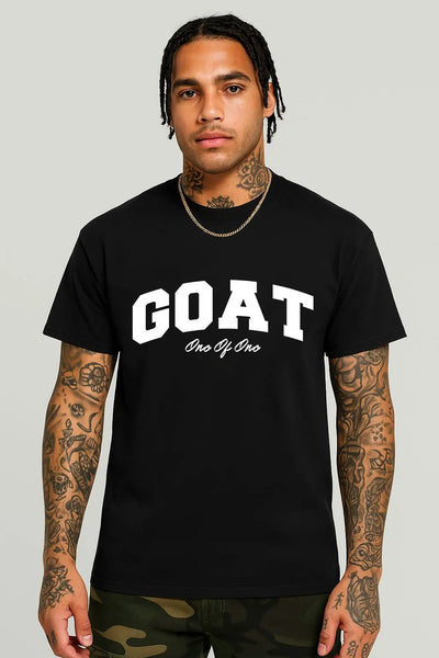 Premium Goat One Of One Tee (White Logo) - Zamage