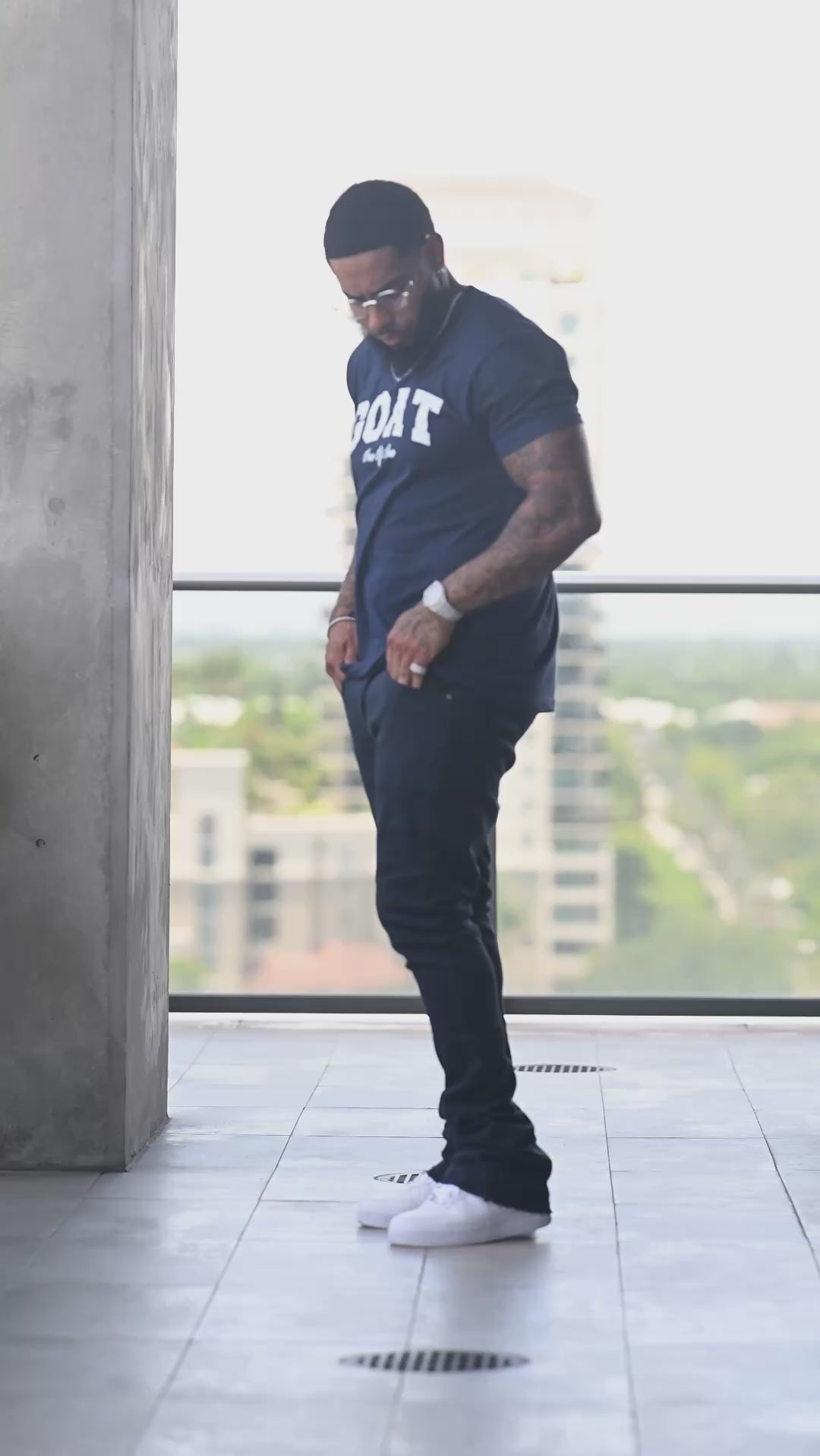 Vortex Stacked Denim (Navy)