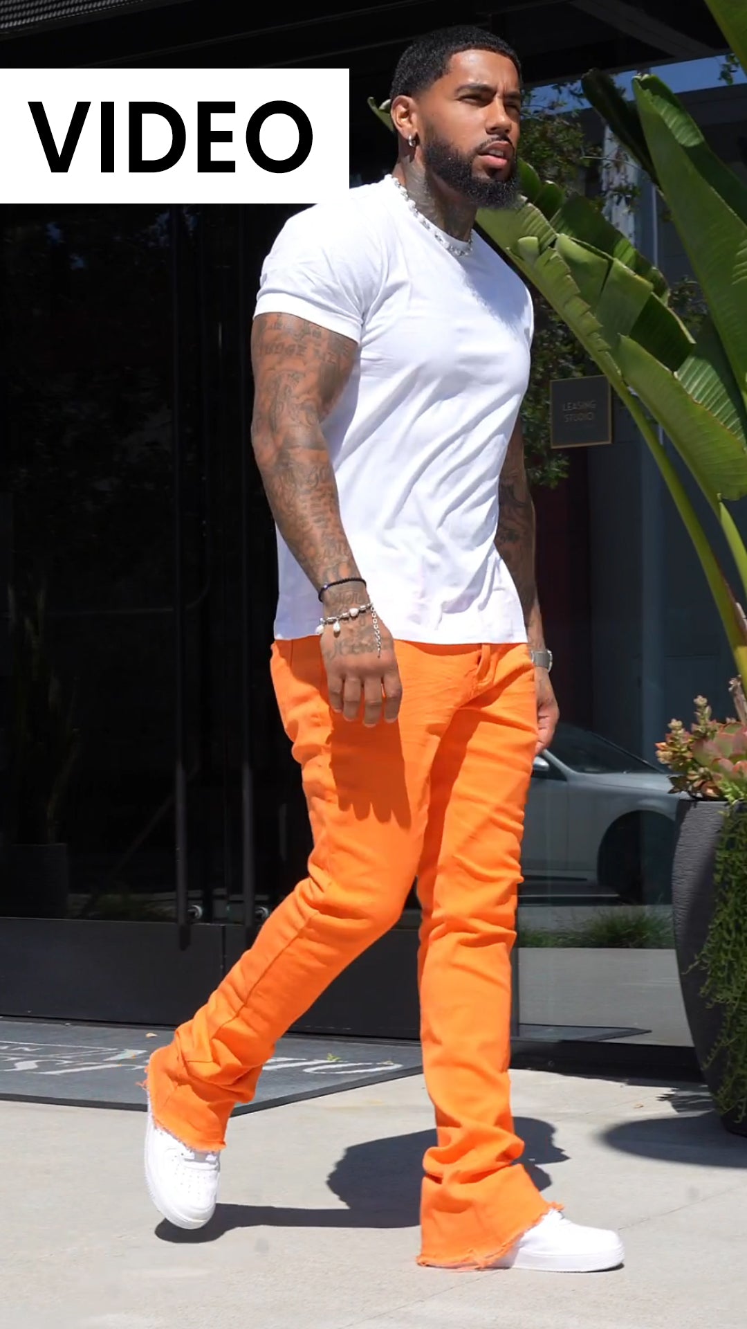 Vortex Stacked Denim (Orange)