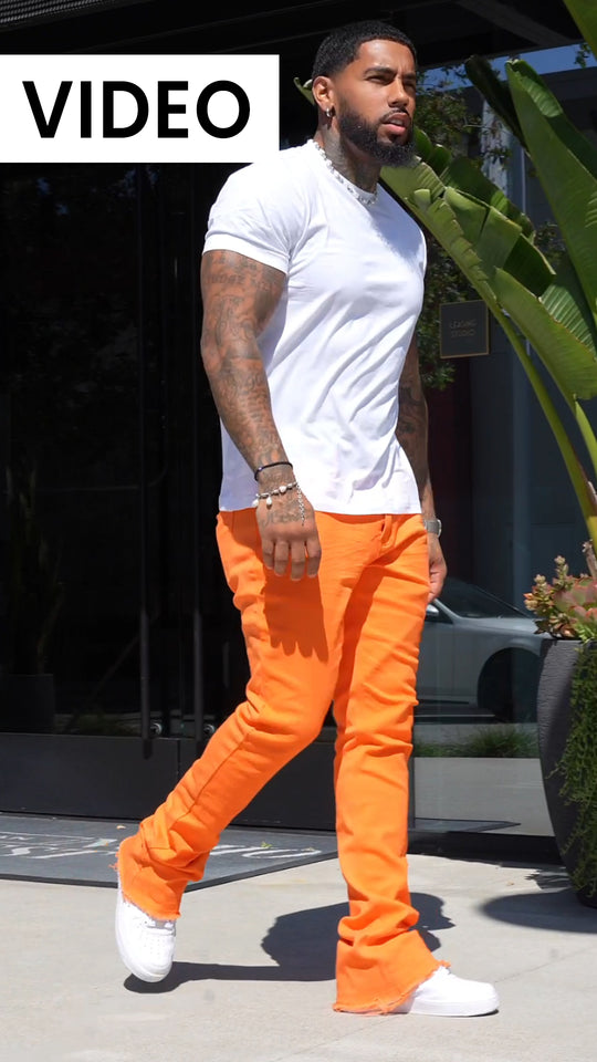 Vortex Stacked Denim (Orange)