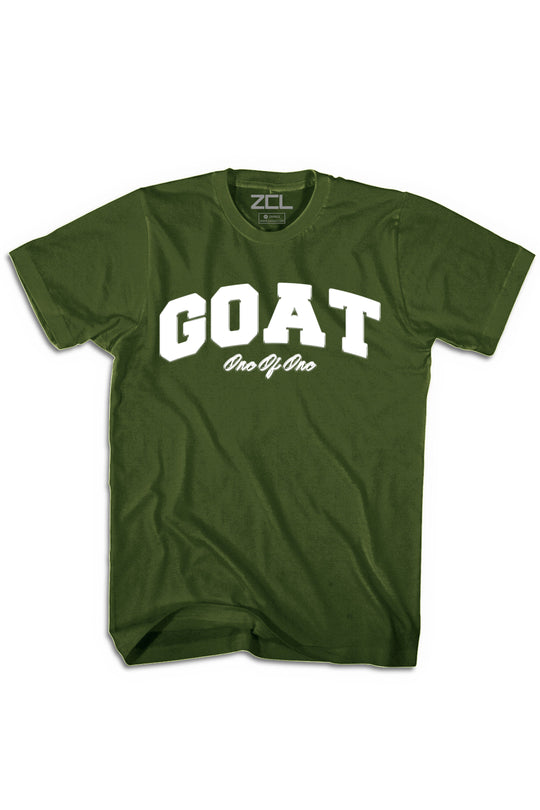 Puff Print Goat Tee (White Logo) - Zamage