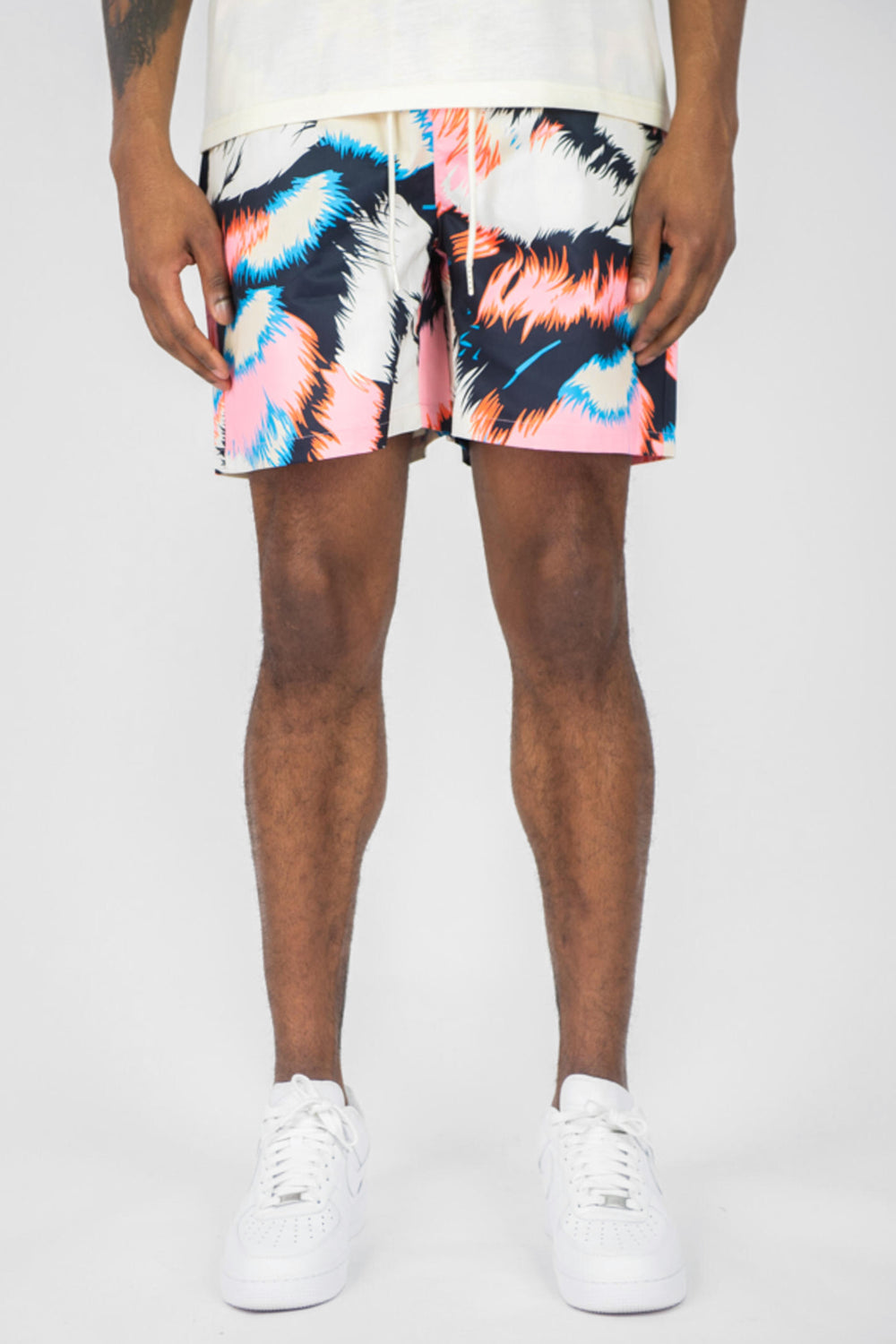 Tiger Board Shorts (Pink) (141-984)