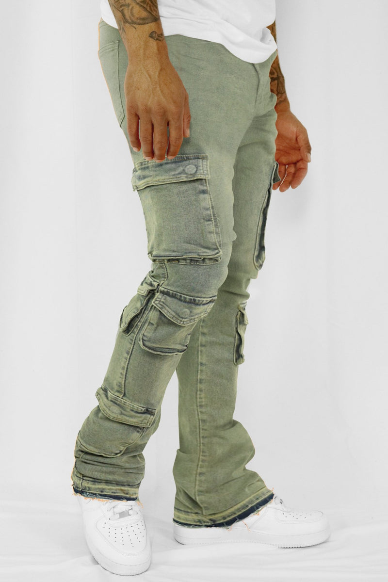 Shadow Stealth Stacked Denim (Vintage Wash) - Zamage