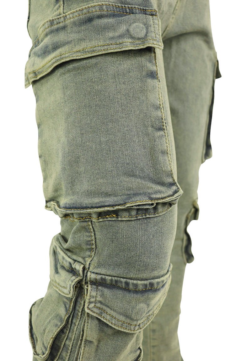 Shadow Stealth Stacked Denim (Vintage Wash) - Zamage