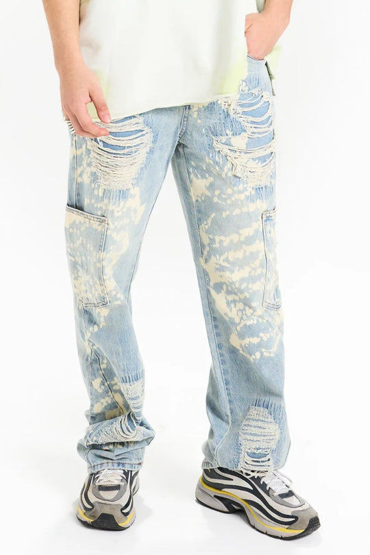 Stay True Relaxed Fit Denim (Stone Wash) (M8236D) - Zamage