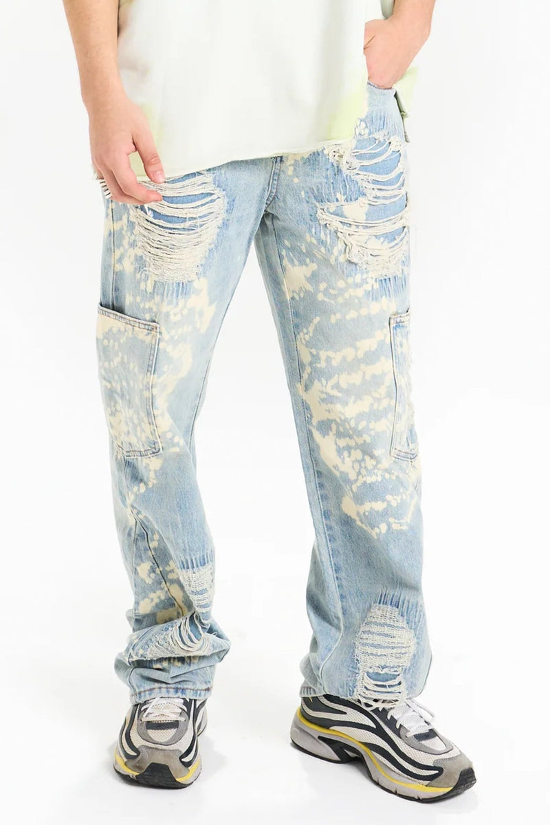 Stay True Relaxed Fit Denim (Stone Wash) (M8236D) - Zamage