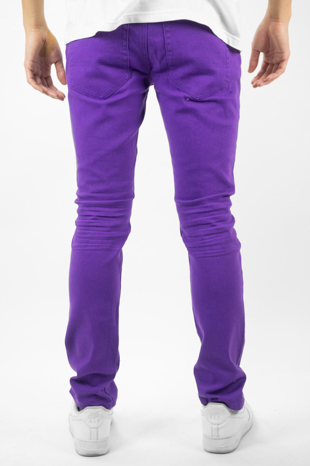 Trenches Ripped & Repaired Denim (Purple) (100-620) - Zamage
