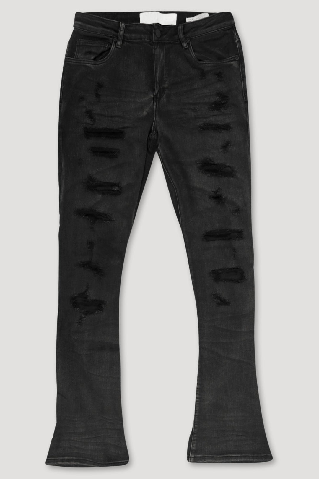 Vertigo Stacked Denim (Black Bleach Wash) (M8280D) - Zamage