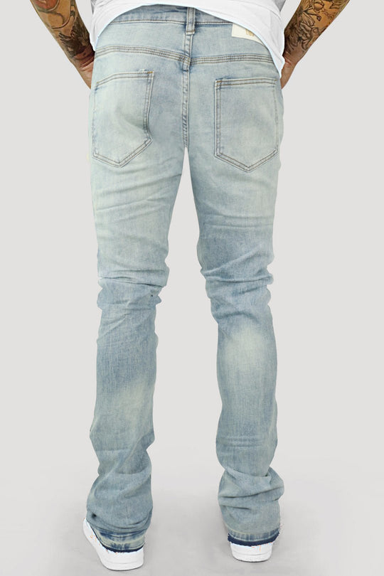 Vertigo Stacked Denim (Blue Wash) (M8280D) - Zamage