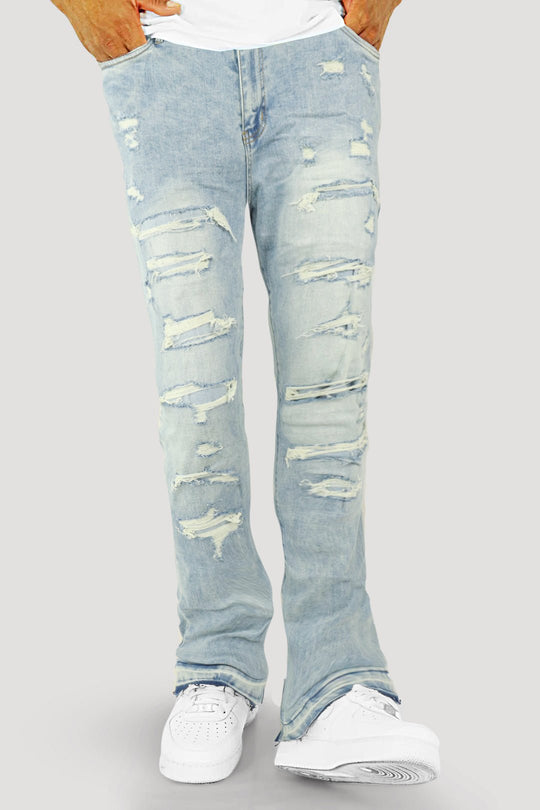 Vertigo Stacked Denim (Blue Wash) (M8280D) - Zamage
