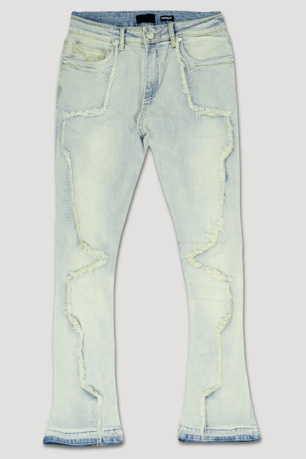 X'D Stitched Stacked Denim (Blue Wash) (M8265D) - Zamage