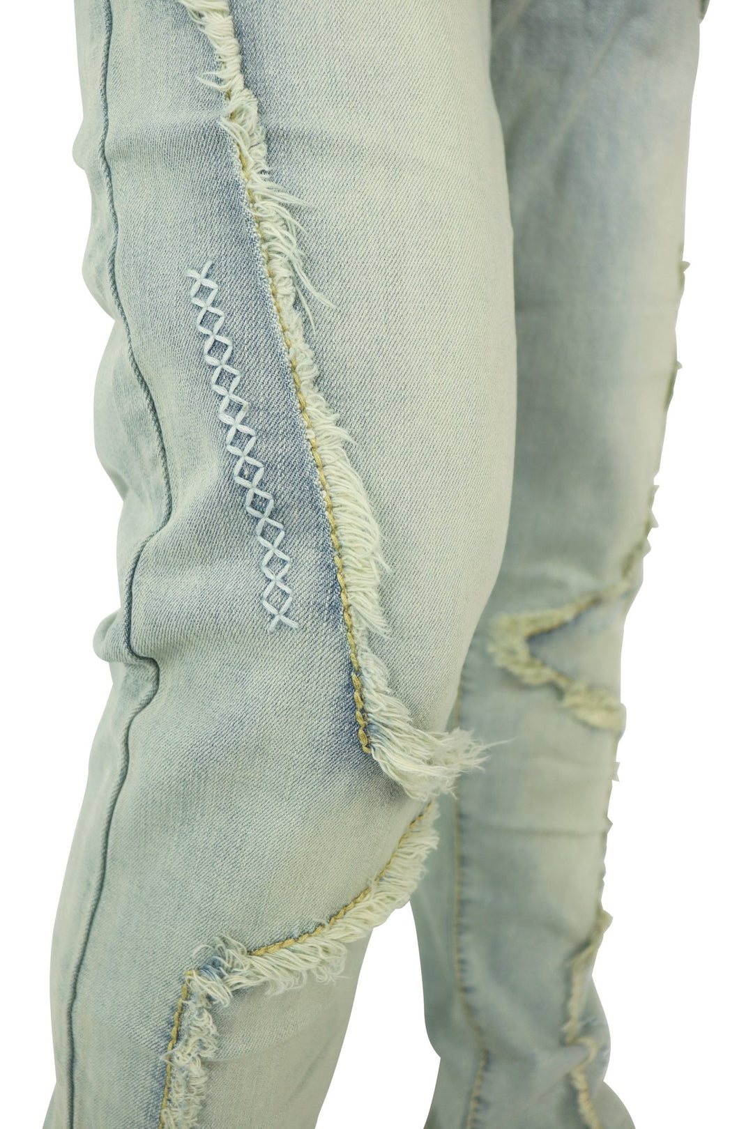X'D Stitched Stacked Denim (Blue Wash) (M8265D) - Zamage