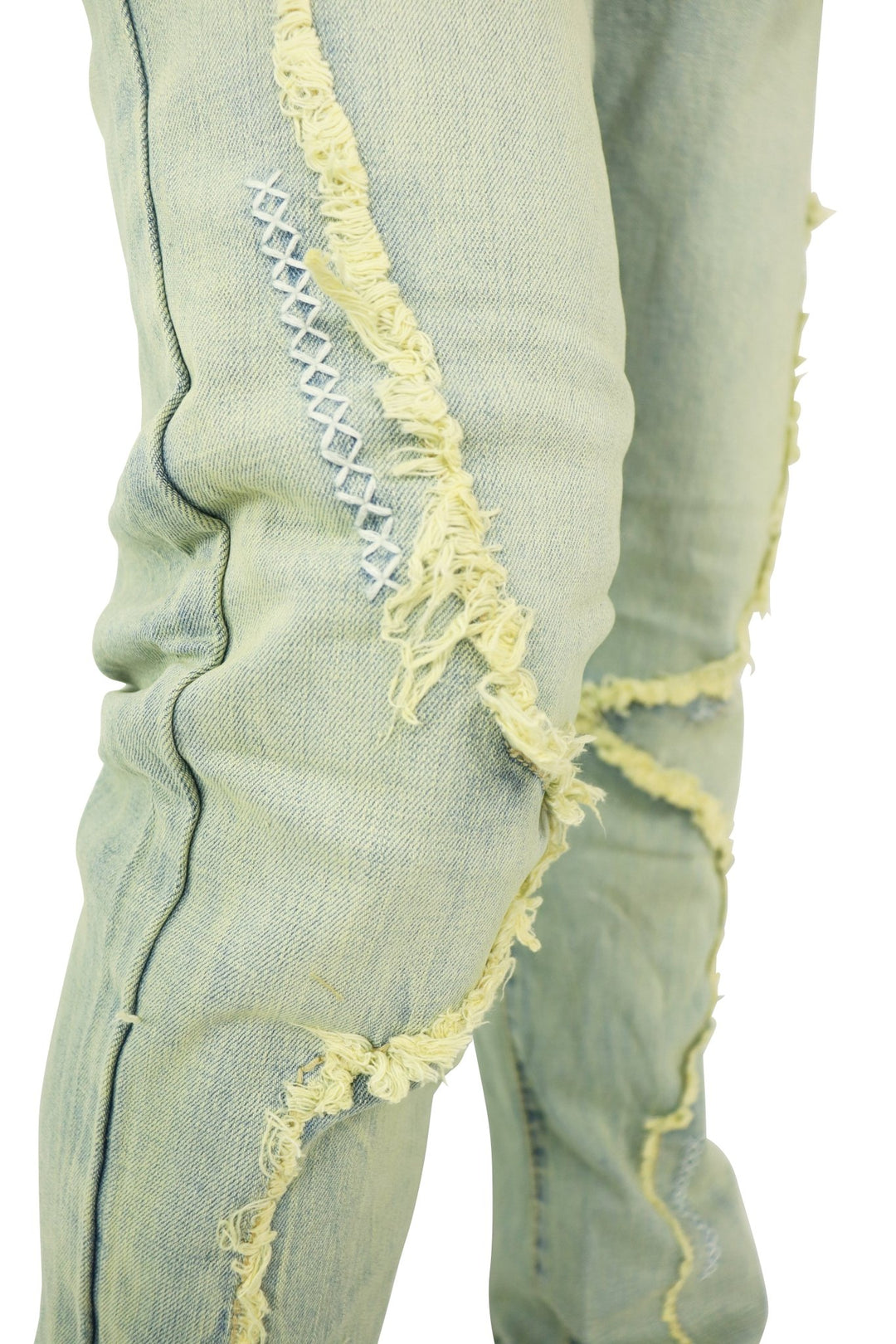 X'D Stitched Stacked Denim (Stone Wash) (M8265D) - Zamage