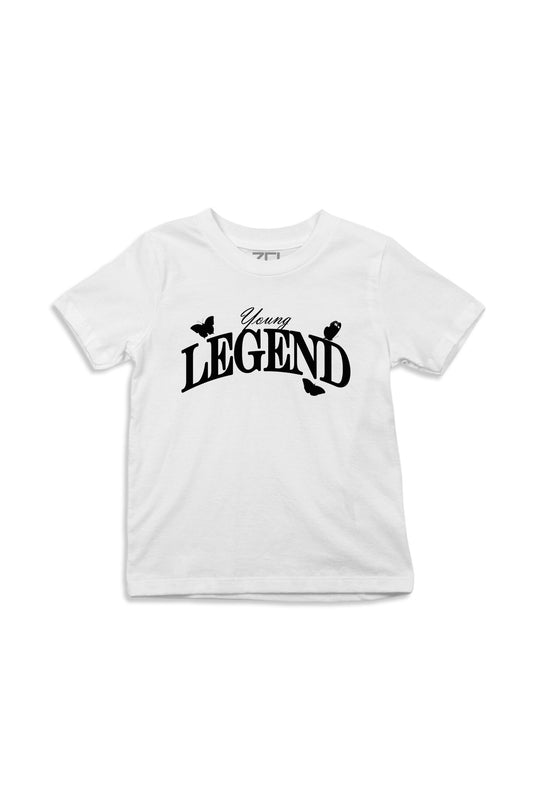 Kids Young Legend Tee (Black Logo) - Zamage
