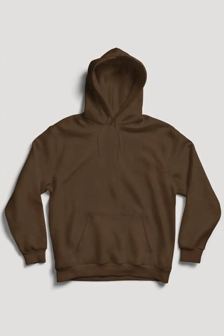 ZCL Essential Parker Hoodie (Solid Brown) - Zamage