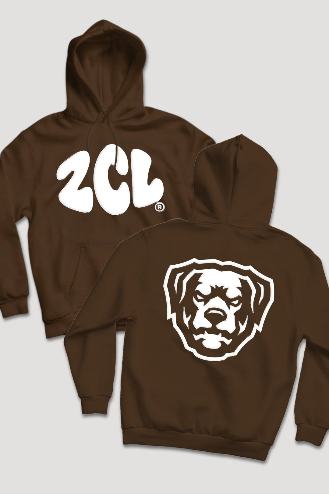 ZCL Puff Print HOV Hoodie (White Logo) - Zamage