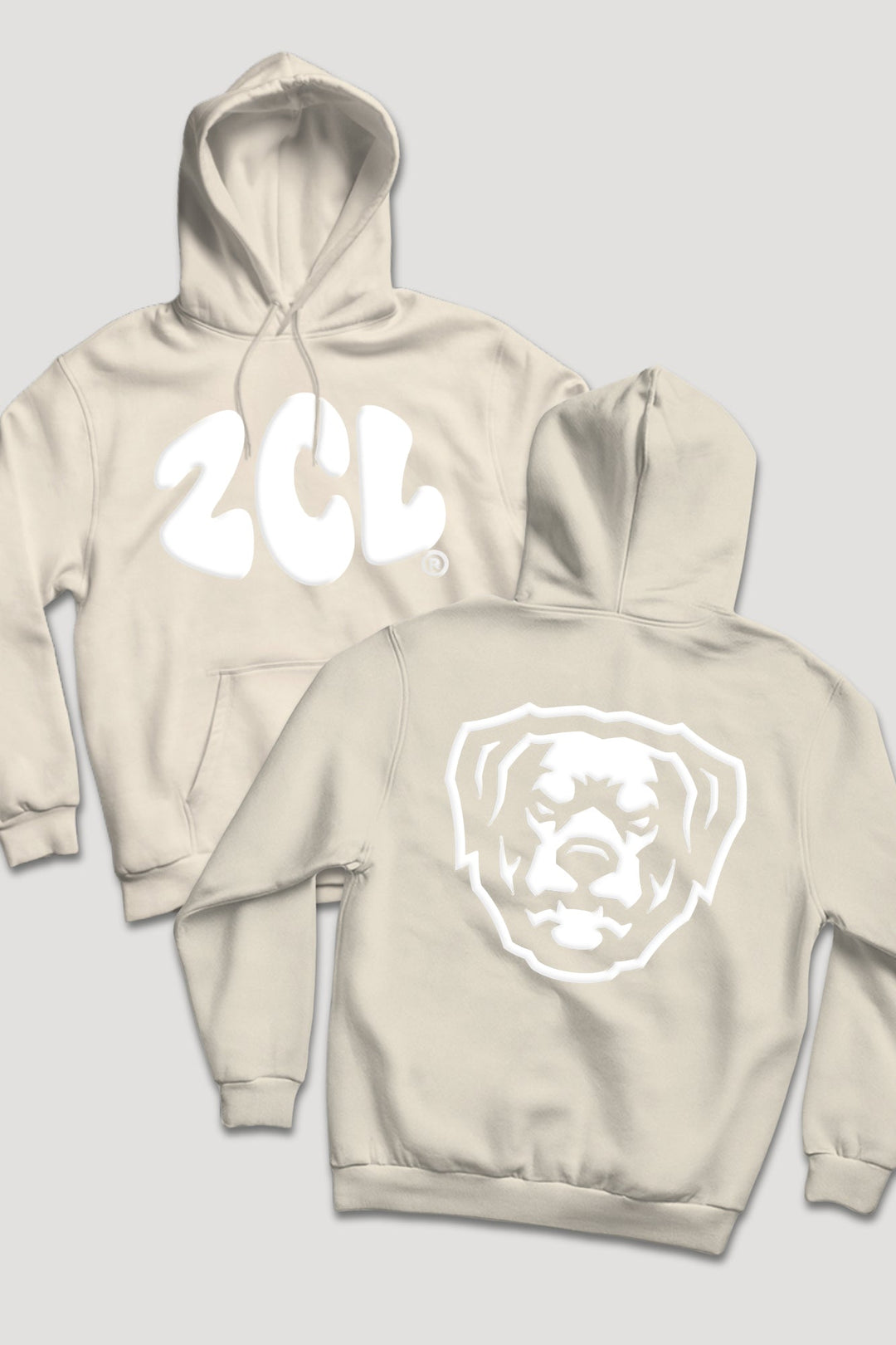 ZCL Puff Print HOV Hoodie (White Logo) - Zamage