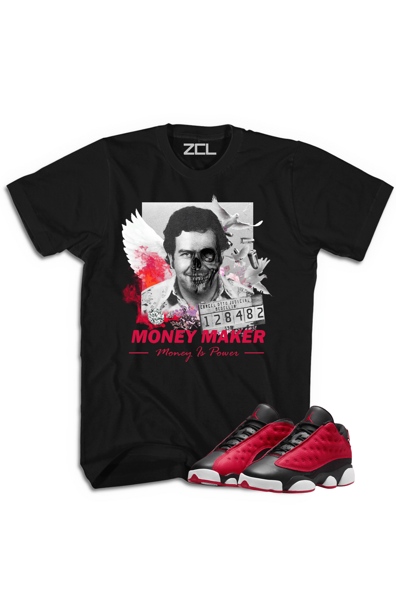 Air Jordan 13 Low "Money Maker" Tee Very Berry - Zamage