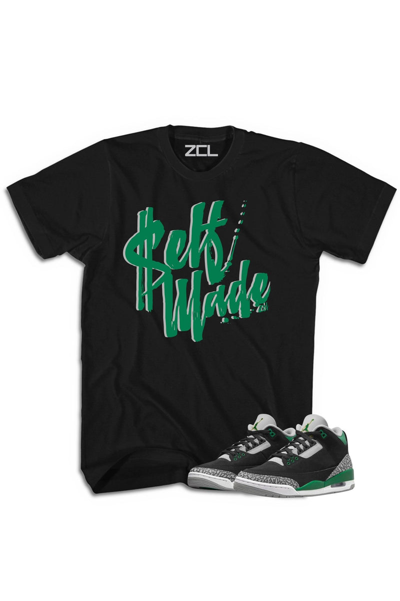 Air Jordan 3 "Self Made" Tee Pine Green - Zamage