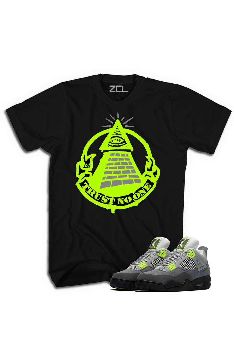 Air Jordan 4 "Trust No One" Tee (Neon) - Zamage
