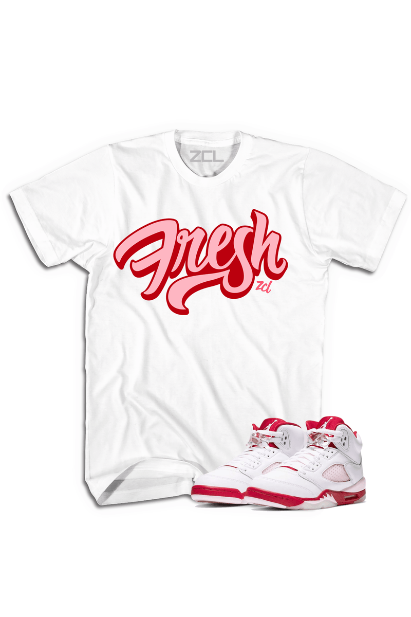 Air Jordan 5 GS "Fresh" Tee (Pink Foam) - Zamage