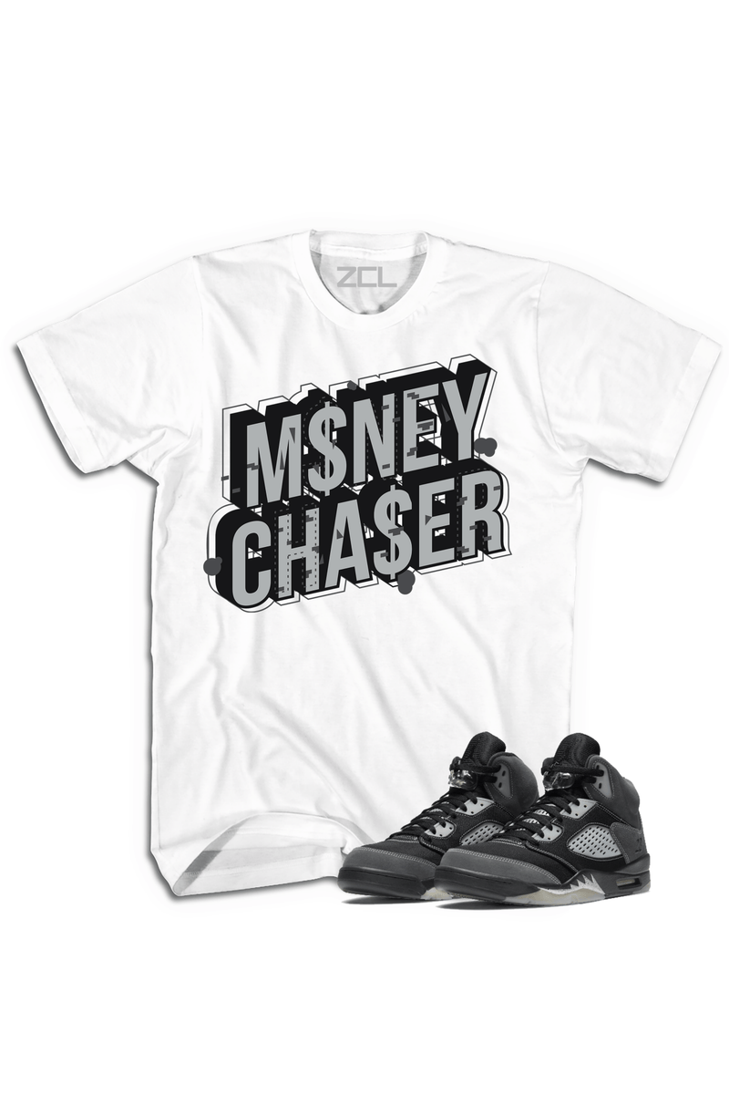 Air Jordan 5 "Money Chaser" Tee (Anthracite) - Zamage