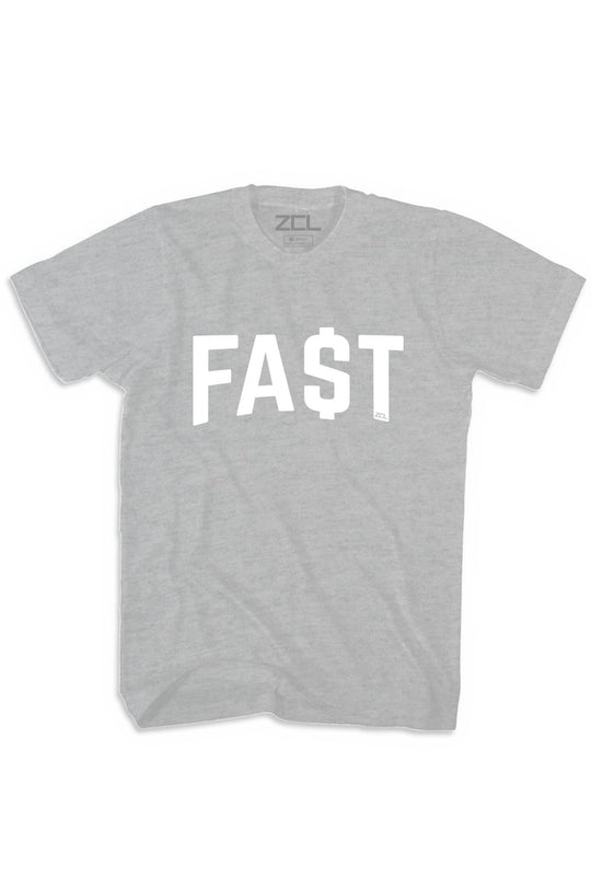 Fa$t Money Tee (White Logo) - Zamage